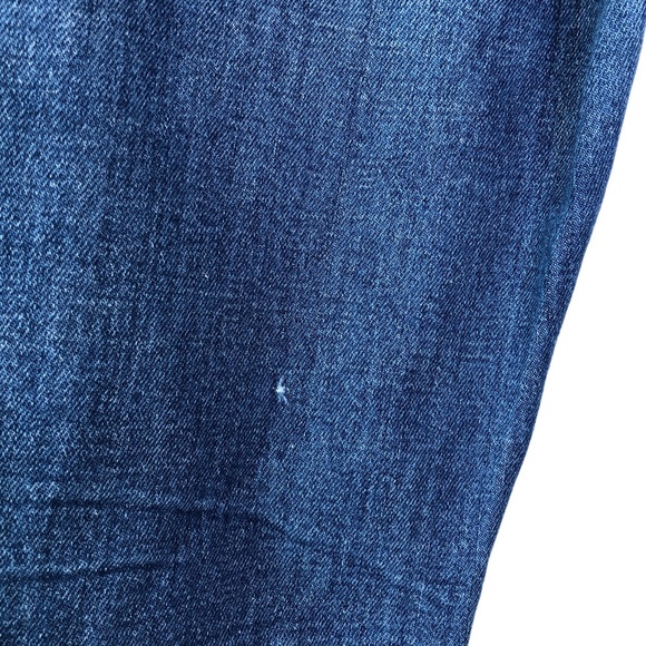 Madewell The High Rise Slim Boy Jean Distressed Raw Hem - Picture 11 of 13